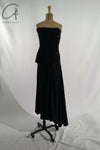 Marc le bihan half jacketless shoulder strap dress 2145 black